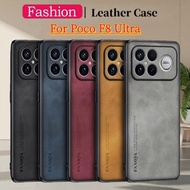 Casing For Xiaomi Poco F 8 F8 Ultra Pro F8Ultra F8Pro PocoF8Pro PocoF8Ultra Leather Phone Case Lens 