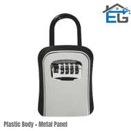 Wall Mount Key Safe Box Numbering Lock Key Storage Lock Box 4 Digits Password Locker Key Locker for
