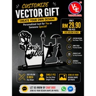 customize vector gift any shape below 8inch