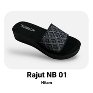Nabila Knitted Wedge Sandals /NB 01