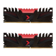 16GB (8GBx2) DDR4 3200MHz RAM (หน่วยความจำ) PNY XLR8 LONGDIMM (BLACK) (MD16GK2D4320016AXR) // แรมสำหรับคอมพิวเตอร์ PC