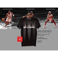 Nba BASKET T-SHIRT THE BIG 3 JORDAN PIPPEN RODMAN CHICAGO BULLS JAJE TEE