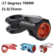 HONSUN BIKE Stem Aluminum  -17 grados 70mm  35mm / 31.8mm CNC