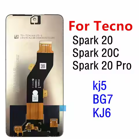 IPS For Tecno Spark 20 20C Pro LCD Display Touch Screen Digitizer Assembly Panel Replacement For Tec