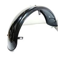 ebike rear fender, back tapaludo, black coated steel for tire size 3.00-10, commonly use for 3 wheel