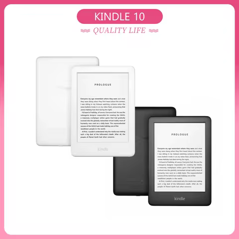 Used Kindle 10th Generation 4GB White eReader eBook Tablet WiFi 2019 Model