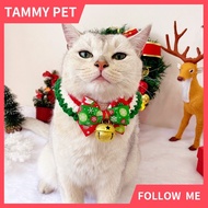 Christmas Dog Bandana Santa Hat Dog Scarf Triangle Bibs Kerchief Outfit Halloween Costume For Small 