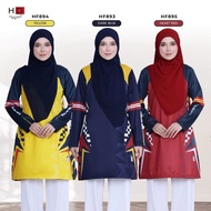 Tshirt Jersey Muslimah Finisher Malaysia 03 | Humaira Design | Jersi Muslimah | Baju muslimah Jersey