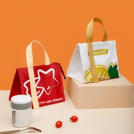 BW0009 Lunch bag size 24.5x21x17cm equipped with aluminum foil/ Beautiful Lunch bag