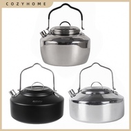 [ready stock] COZYHOME 1L/1.2L/1.5L Outdoor Camping Kettle Stainless Steel Coffee Pot Mountaineering