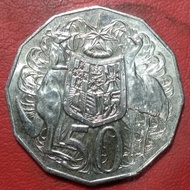 koin asing 50 cents Australia 2016 TP 3231
