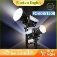 Nanlite FC-60B 78W FC-120B 145W Bi-Color LED Spotlight 2700K-6500K Photography Lighting Fill Light f