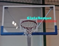 Papan Pantul Akrilik 20mm 120x180 Ring Basket Per 2