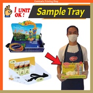 Sampling Tray (1 Unit) Customize Product Tray, Promoter Tray, Sample Mobile Tray, Custom Print, Road