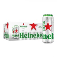 [家有啤酒] 喜力•星银 Heineken 500ml*12罐 啤酒 4度 铝罐 全麦酿造啤酒  9.5°P 正品 包邮 - Ready Stock & Free Shipping