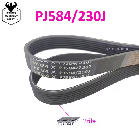 Free shipping 1pcs VEGA V-Belt PJ584 230J 3/4/5/6/7/8/9/10 Ribs Drive belt Multi Groove Belt Multi W