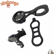 ABEBONGONY Bike Computer Mount, Aluminum Alloy Black Cycling Computer Bike Mount, Easy Installation 