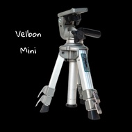 ขาตั้งกล้อง Tripod ยี่ห้อ Velbon Mini Vintage Mid-Century ขนาดสูง 45cm