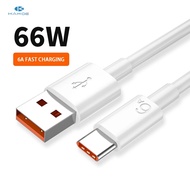 KAXOE 66W 6A Super Fast Charger Cable Fast USB Type C Charging Data Cord Quick Charger Cable