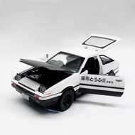 1:28 Initial D Trueno AE86 Metal Alloy Diecast Car Model Toy Figure