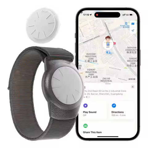 Waterproof Bracelet GPS Tracker for Kids (iOS Only) Teen, Special Needs, Real Time Tracker Works wit