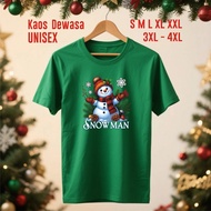 Crew T-ShirtSnow Man Merry Christmas Spiritual Family Unisex T-Shirt for Men and WomenS-5XL