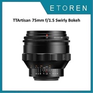 TTArtisan 75mm f/1.5 Swirly Bokeh Lens (M42 Mount)