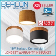 BEACON LED 15W Macaron Ceiling Light - 11cm up to 2 years warranty (Most popular light in Singapore)