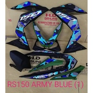 COVERSET RS150R WINNER ARMY BLUE