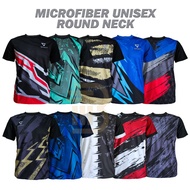 (HARGA BORONG) UNISEX MICROFIBER ROUND NECK SPORT T-SHIRT / BAJU SUKAN MICROFIBER QUICK DRY ML
