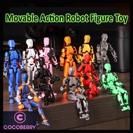Multi Jointed movable 3D Printed Action Robot 3D Mannequin Dummy Toys Patung Robot 3D Mainan Kanak-K