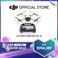 DJI Mini 4 Pro -  Camera Drone | 4K/60fps HDR True Vertical Shooting | Omnidirectional Obstacle Sensing | Extended Battery Life | 20km FHD Video Transmission | ActiveTrack 360°