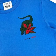 [絕版品] Lacoste x Netflix 怪奇物語 Demogorgon鱷魚LOGO 女生短袖T恤 36號
