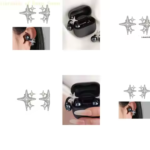 11UB Bright Ear Clip For Freeclip 1/2 Earbud Firm Stay Extended Wear Metal Frame