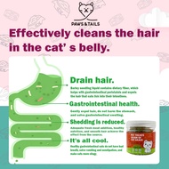 【PAWS&TAILS】 Cat Grass Granules effectively cleans the hair in the cat's belly 80g ( Ready Stock)