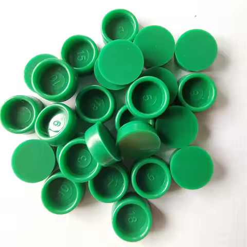 100pcs HIWIN Linear Rail Guide Dust Cover C4 C5 C6 C8 Plastic Green Caps Protector HGR15 HGR20 HGR25