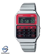 Casio Digital Vintage CA500WE-4B CA-500WE-4B Heritage Colours ’70s CQ-1 Design Dual Time Mens Watch
