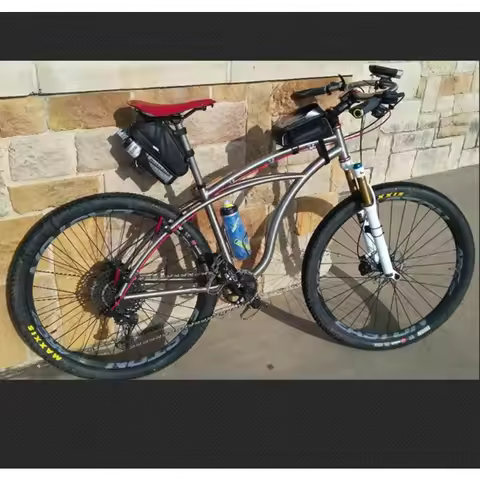 Titanium Newsboy Bicycle Frame Titanium Fat Bike Frame 26er Titanium Cruiser Bike Frame
