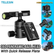 Telesin 360panoramic Ball Head Quick Release Plate Tripod Head