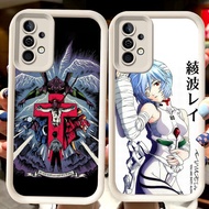 H6 Neon Genesis Evangelion White Casing for Samsung A04s A36 A14 A05S A56 A35 A34 A24 S25 Ultra A15 