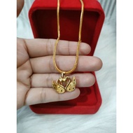 24K GOLD EEL NECK CHAIN