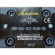 Rexpower Solenoid Operated Directional Valves SHD-02G-3C2 D24D-33 DC24