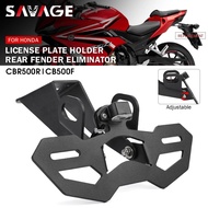 SAV License Plate Holder For HONDA CB500F CBR500R 2016-2024 Motorcycle Tail Tidy Fender Eliminator L