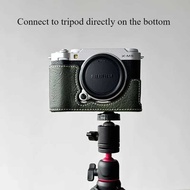 Camera For Fujifilm Xm5 Retro PU Leather Half Base Hand Grip Fuji X-M5 Accessories Bag