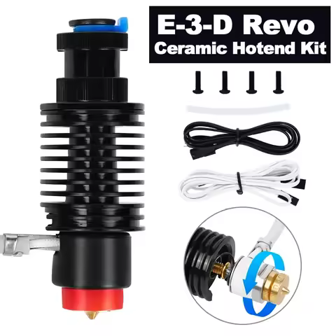 Upgraded E3D Revo Ceramic Hotend Kit Fast Heating Heater Core For Rapid Change E-3-D REVO H2 V2S End