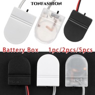 TONFASHION 1/2/5pcs CR2032  Cover Plastic With ON/ Switch Tool Parts Battery Storage Box