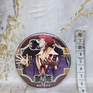 One Piece Rockstar Rock Star Pin Badge Bros 24th Edition World Mugiwara Store 7 Cm Loose Pack
