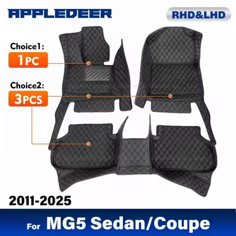 For MG5 2011-2025 MG5 Coupe 2022 Custom Car Floor Mat Trunk Mat Automobile Carpet Cover Interior Acc