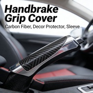 Carbon Fiber Pattern Eco Handbrake Cover Lossless Car ModificationABS Car InteriorABS Eco Friendly