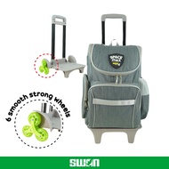 SWAN Space Max (XXL) Trolley School Bag 6 Wheels